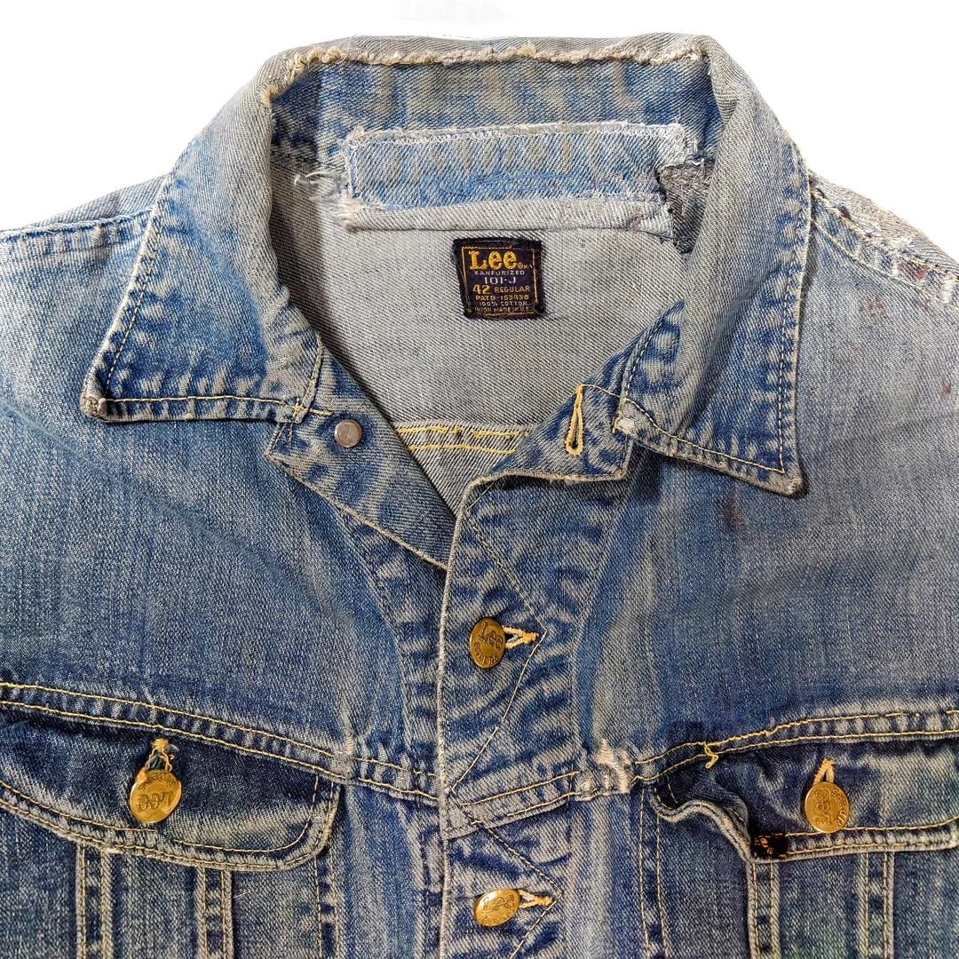 Lee＊デニムジャケット 70s 101-J USA製 70s Lee 101-J デニムジャケット UNION MADE IN USA (S205