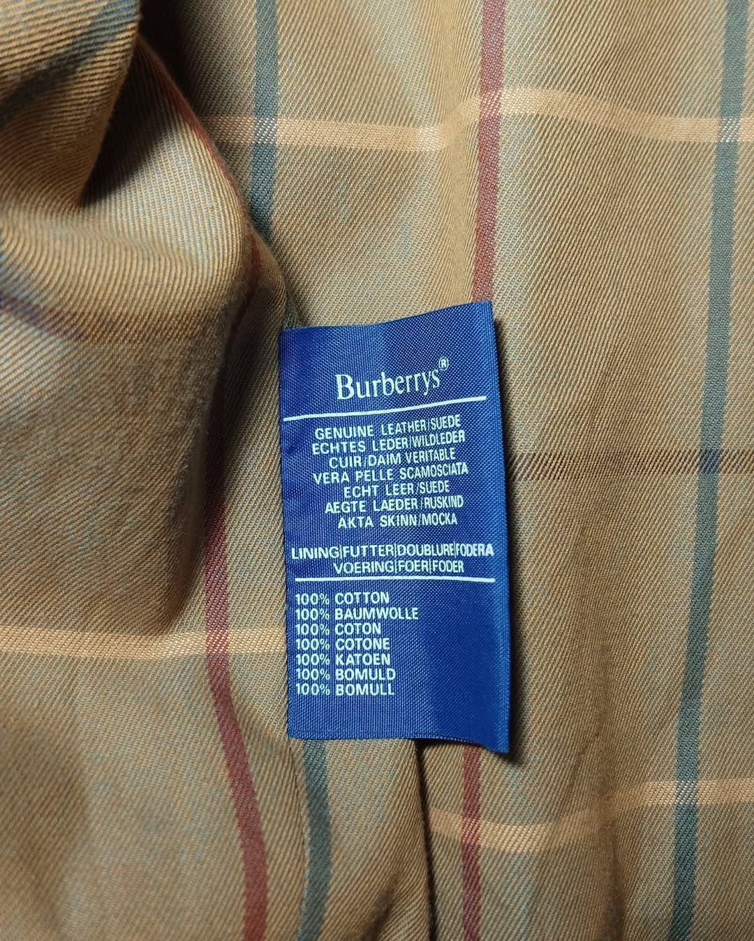 Burberry 90s ヌバックレザーブルゾン MADE IN ENGLAND | IMPE
