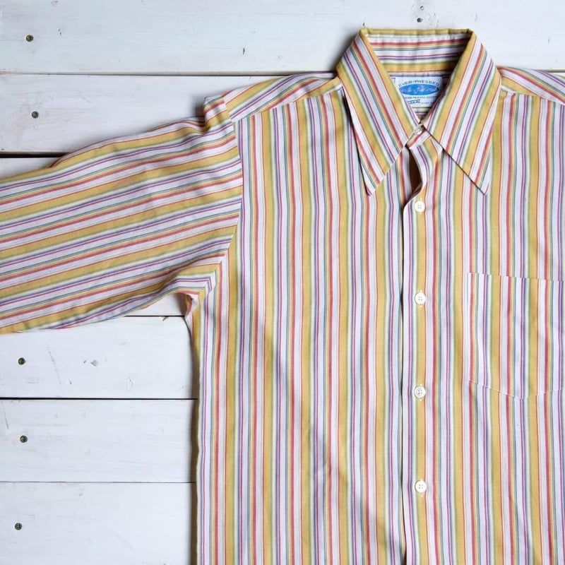 National 70s ポリコットンL/Sシャツ Made In USA | IMPERIAL