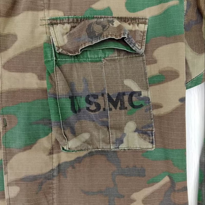 アメリカ軍 USMC 70s RDFブラウンリーフ コットンリップストップ