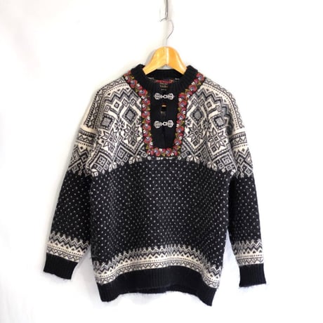 DEVOLD 90s ウールノルディックセーター MADE IN NORWAY