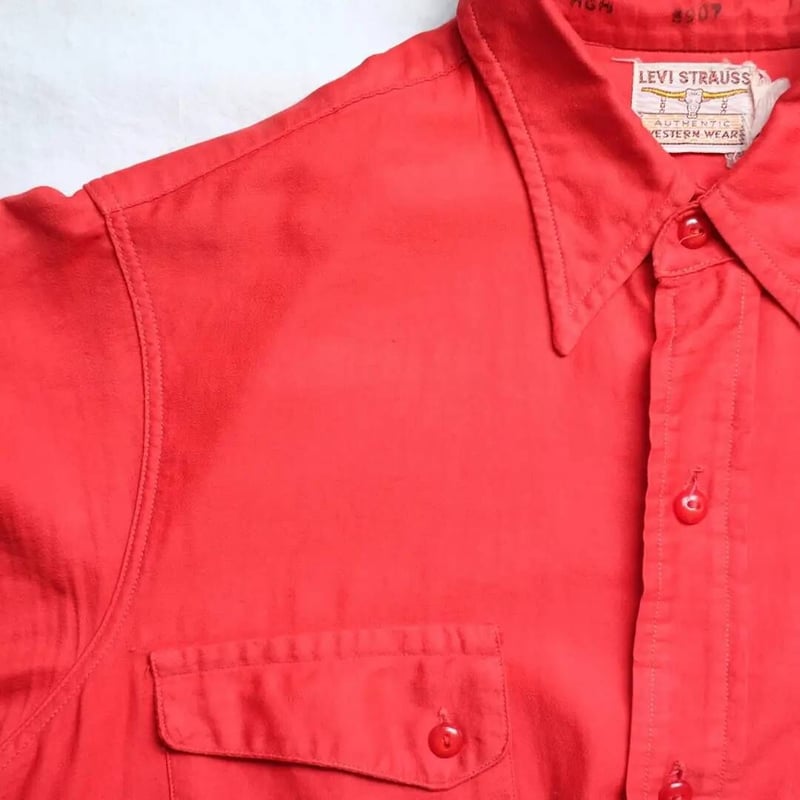 LEVI'S 40sコットンレーヨンギャバジンシャツMade In USA | IMPERIAL LEVI'S 40sコットンレーヨンギャバジンシャツMade In USA | IMPERIAL