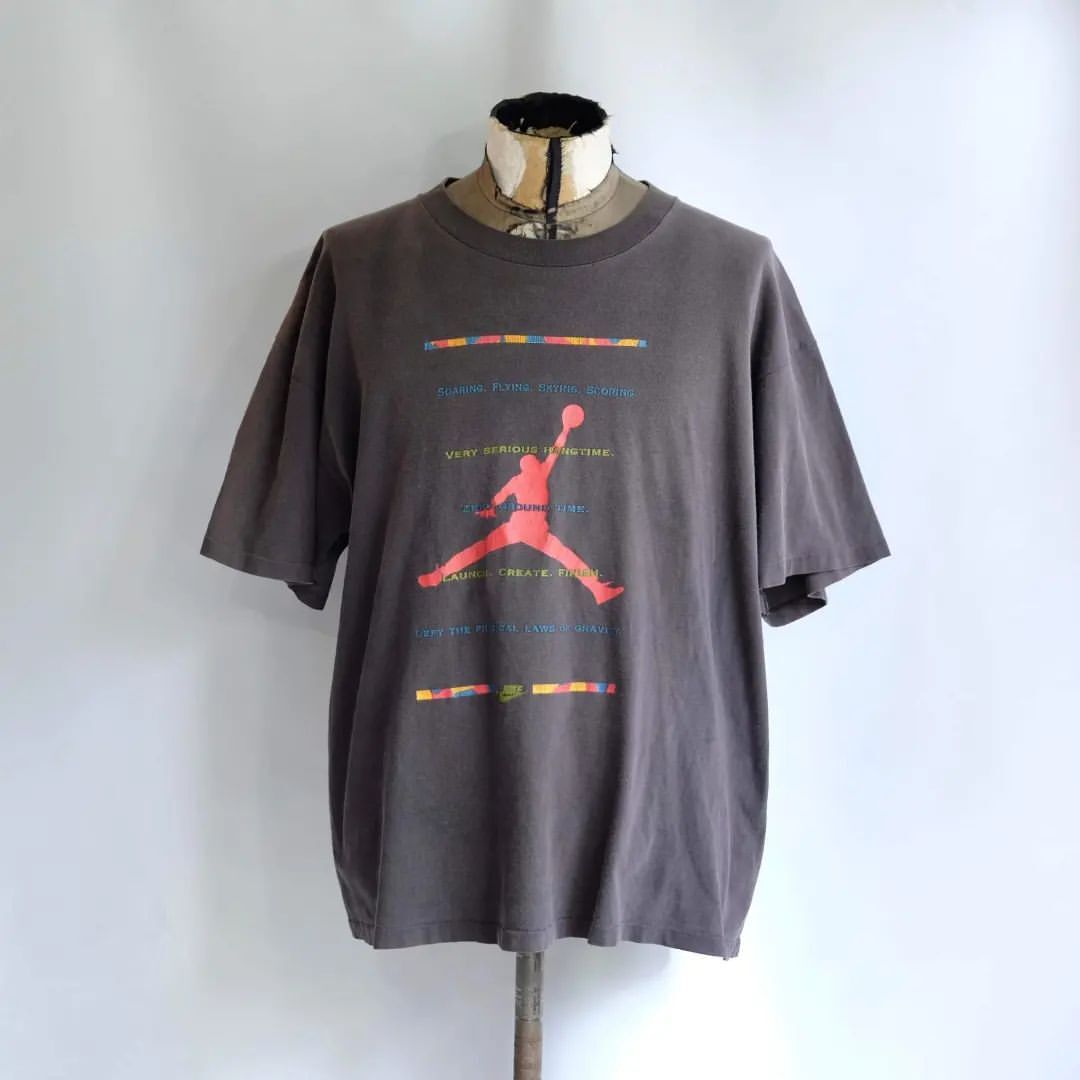 NIKE 80～90s Silver Tag マイケルジョーダンプリントTシャツ Made I...