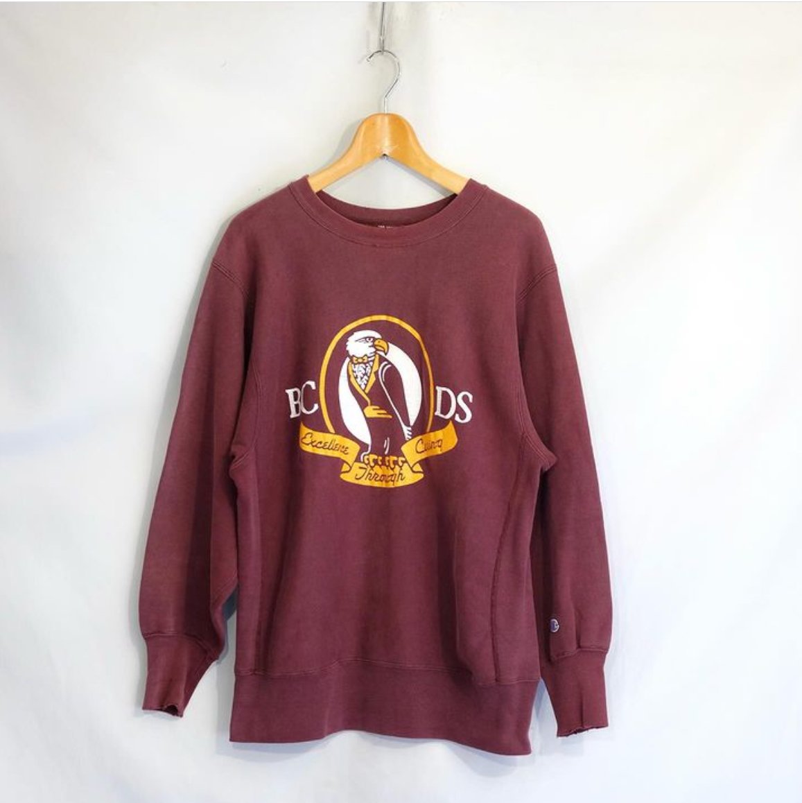 Champion 90s コットンアクリルリバースウィーブスウェット