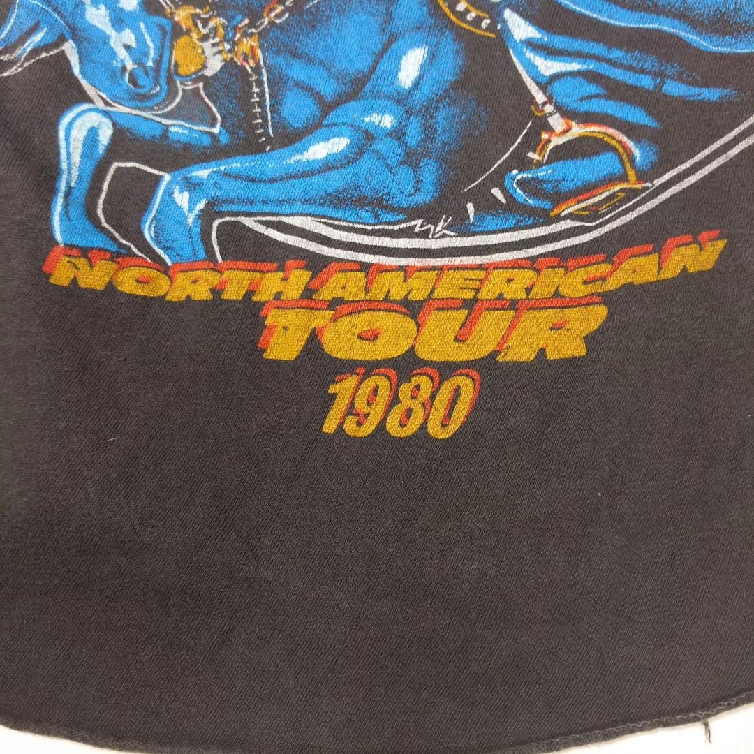 BlackSabbath × Blue Oyster Cult 80s コットンポリ ツアーT