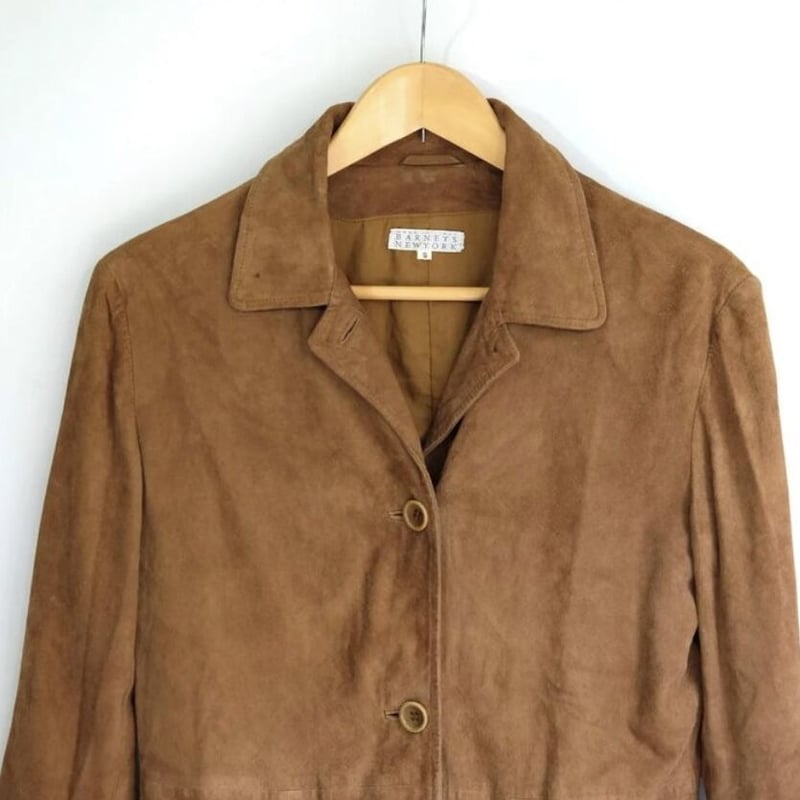 BARNEYS NEW YORK 90sラムレザーヌバック ジャケット MADE IN ITA BARNEYS NEW YORK 90sラムレザーヌバック ジャケット MADE IN ITA