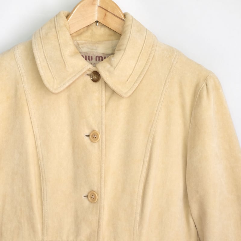 miumiu 90s コットンベロアコート MADE IN ITALY | IMPERIAL miumiu 90s コットンベロアコート MADE IN ITALY | IMPERIAL