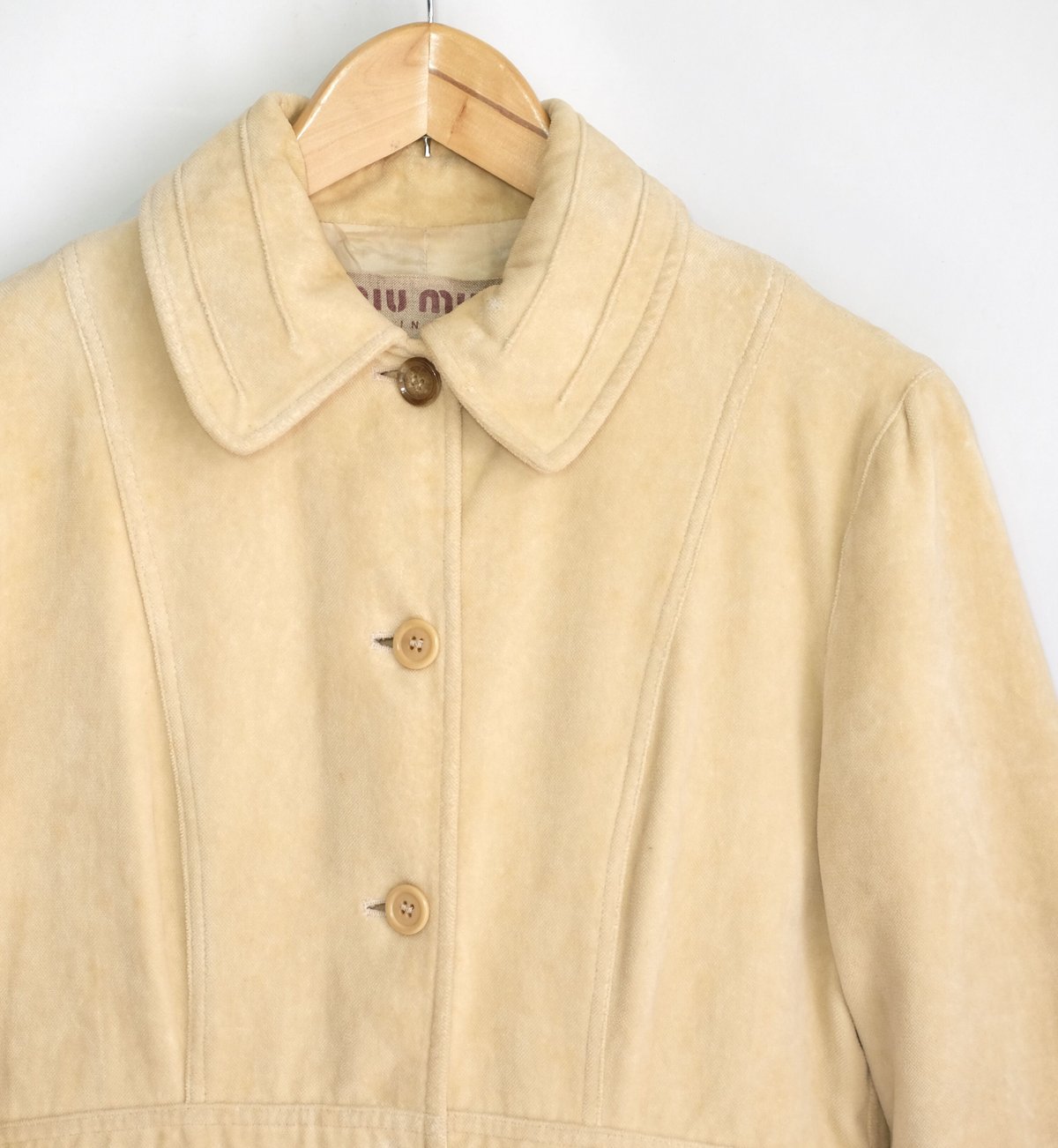 miumiu 90s コットンベロアコート MADE IN ITALY | IMPERIAL miumiu 90s コットンベロアコート MADE IN ITALY | IMPERIAL