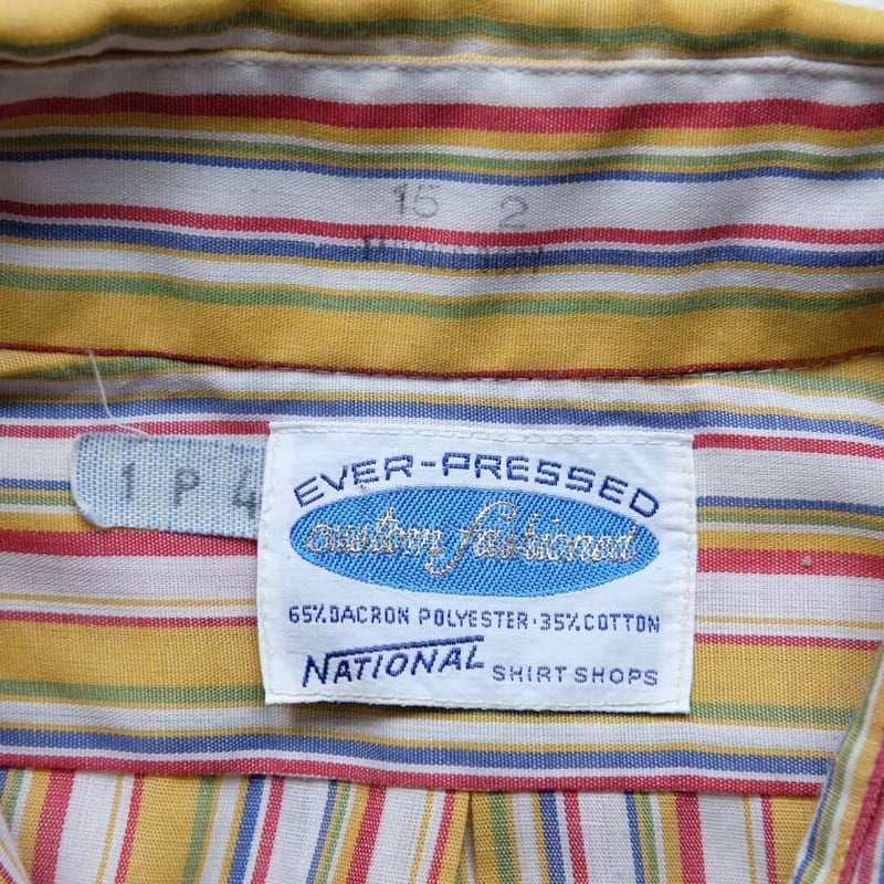 National 70s ポリコットンL/Sシャツ Made In USA | IMPERIAL