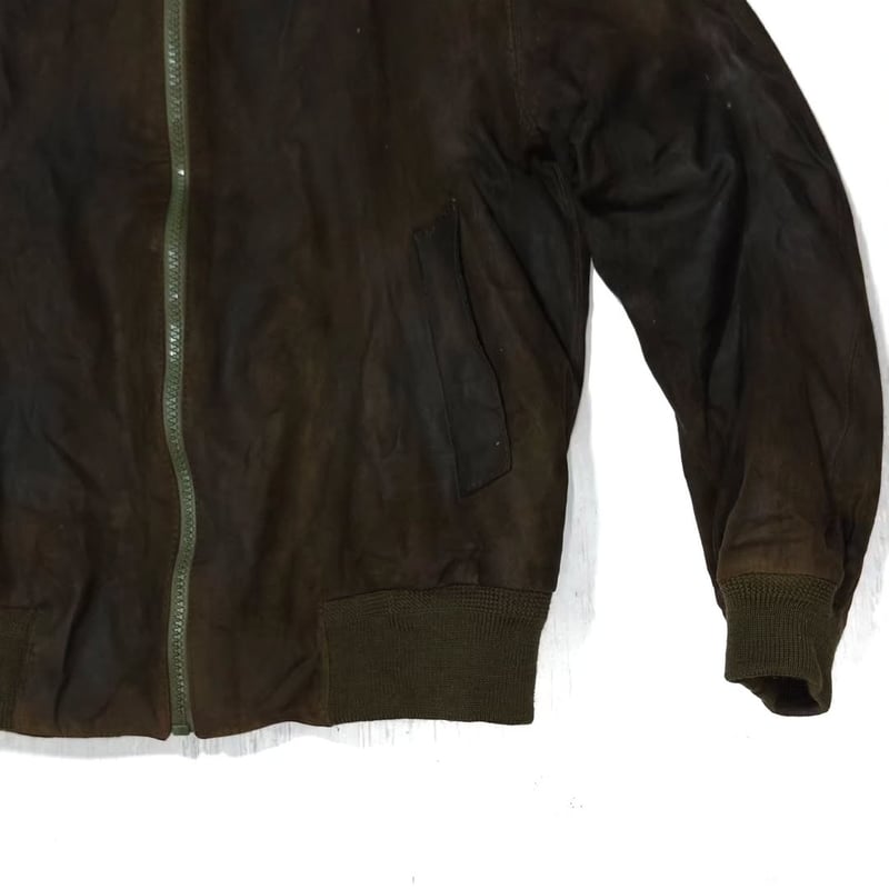 Burberry 90s ヌバックレザーブルゾン MADE IN ENGLAND | IMPE