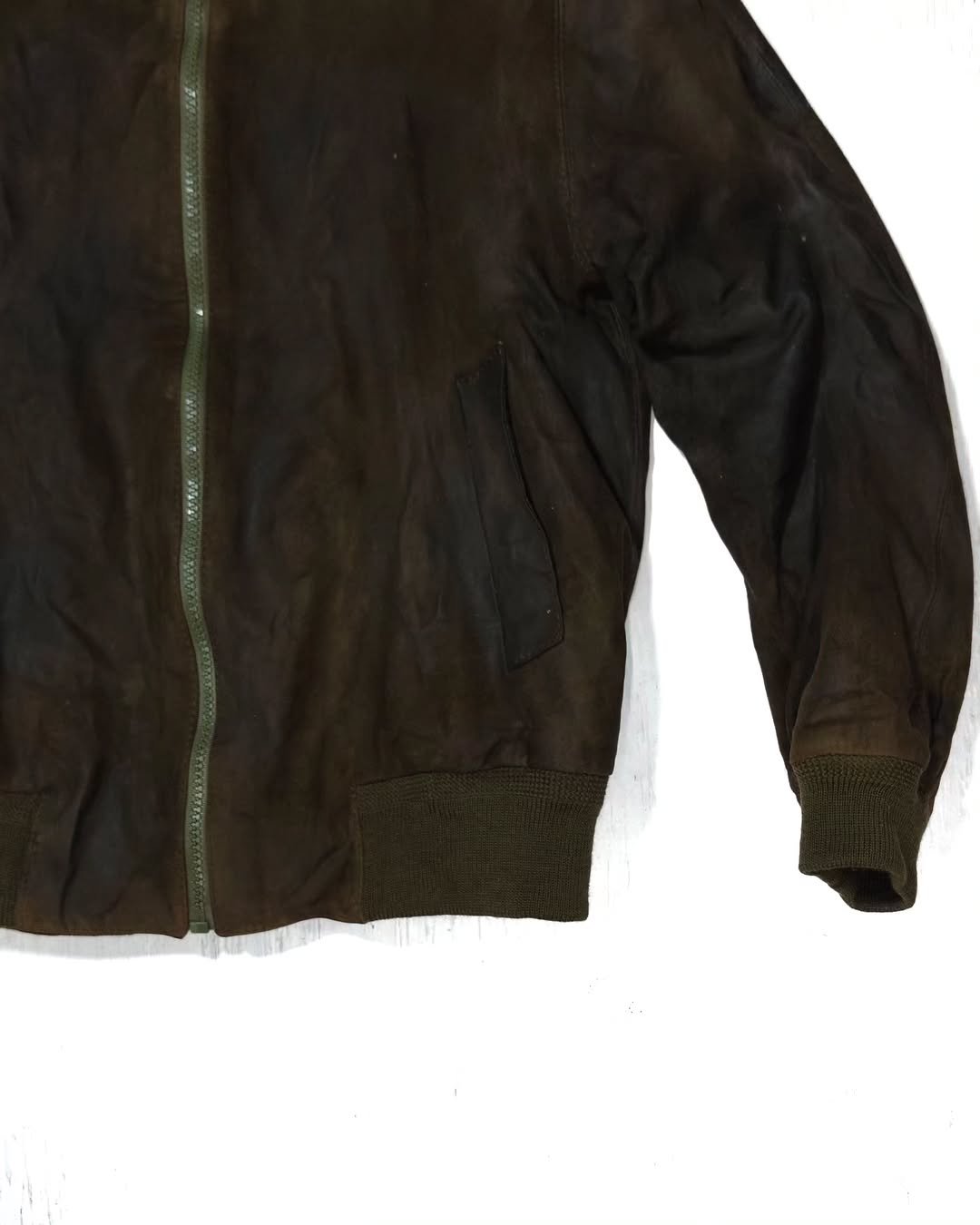 Burberry 90s ヌバックレザーブルゾン MADE IN ENGLAND | IMPE