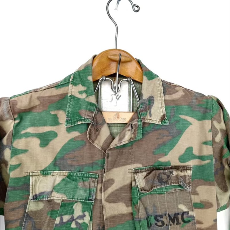 アメリカ軍 USMC 70s RDFブラウンリーフ コットンリップストップ