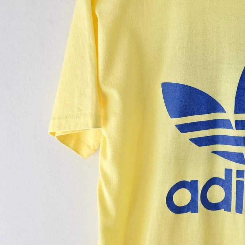 Adidas80s コットンポリトレフォイルTシャツMade In USA | IMPERIAL