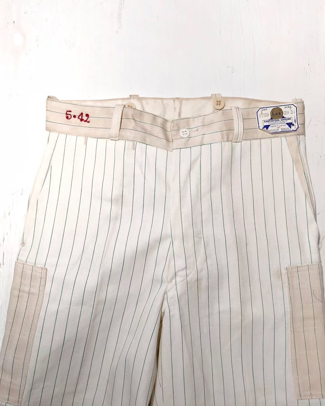 Lee×CoCa-Cola 40s ヘリンボーンツイル ワークパンツ MADE IN USA