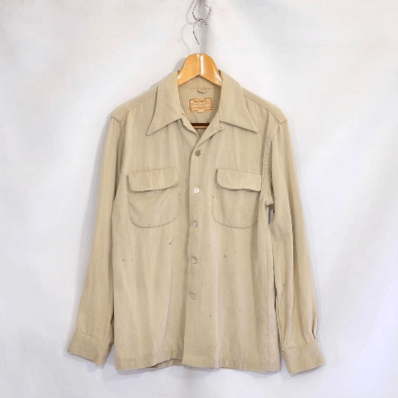 Mcregor 40s コットンウール オープンカラーシャツ MADE IN USA Mcregor 40s コットンウール オープンカラーシャツ MADE IN USA