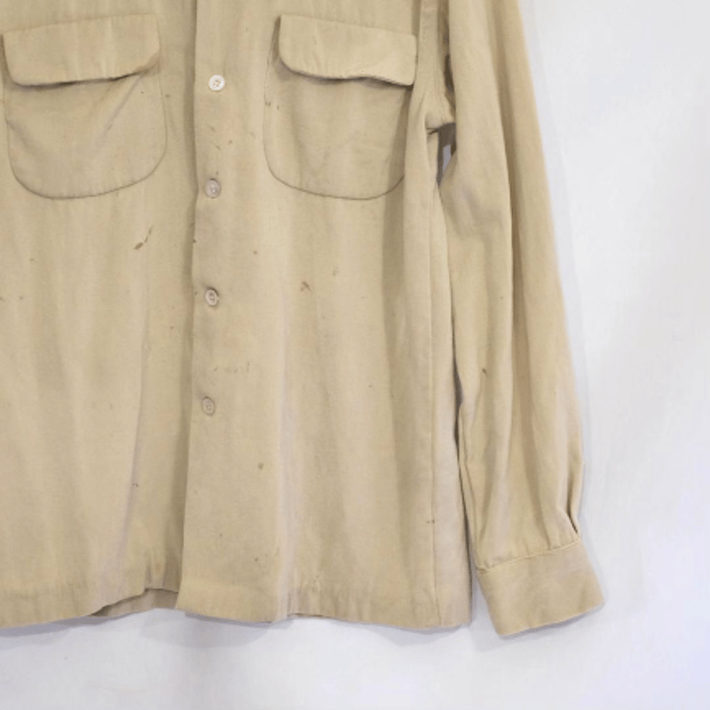 Mcregor 40s コットンウール オープンカラーシャツ MADE IN USA Mcregor 40s コットンウール オープンカラーシャツ MADE IN USA