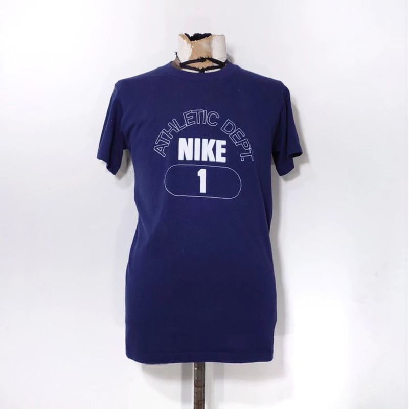 Nike 80s コットンポリ ATHLETIC DEPT Tシャツ MADE IN USA Nike 80s コットンポリ ATHLETIC DEPT Tシャツ MADE IN USA