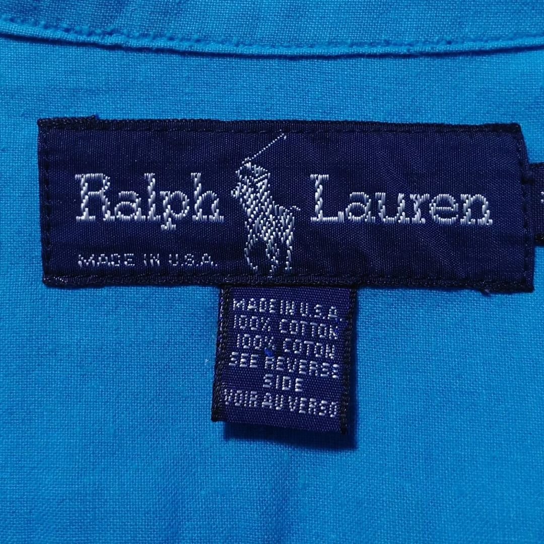 Polo by Ralph Lauren 80〜90s コットンオープンカラーシャツ