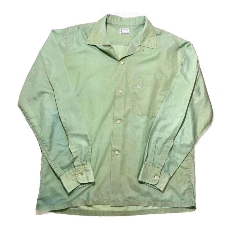 towncraft pennys 60-70s オープンカラー　開襟シャツ Towncraft Pennys 60〜70s コットンポリオープンカラーシャツ
