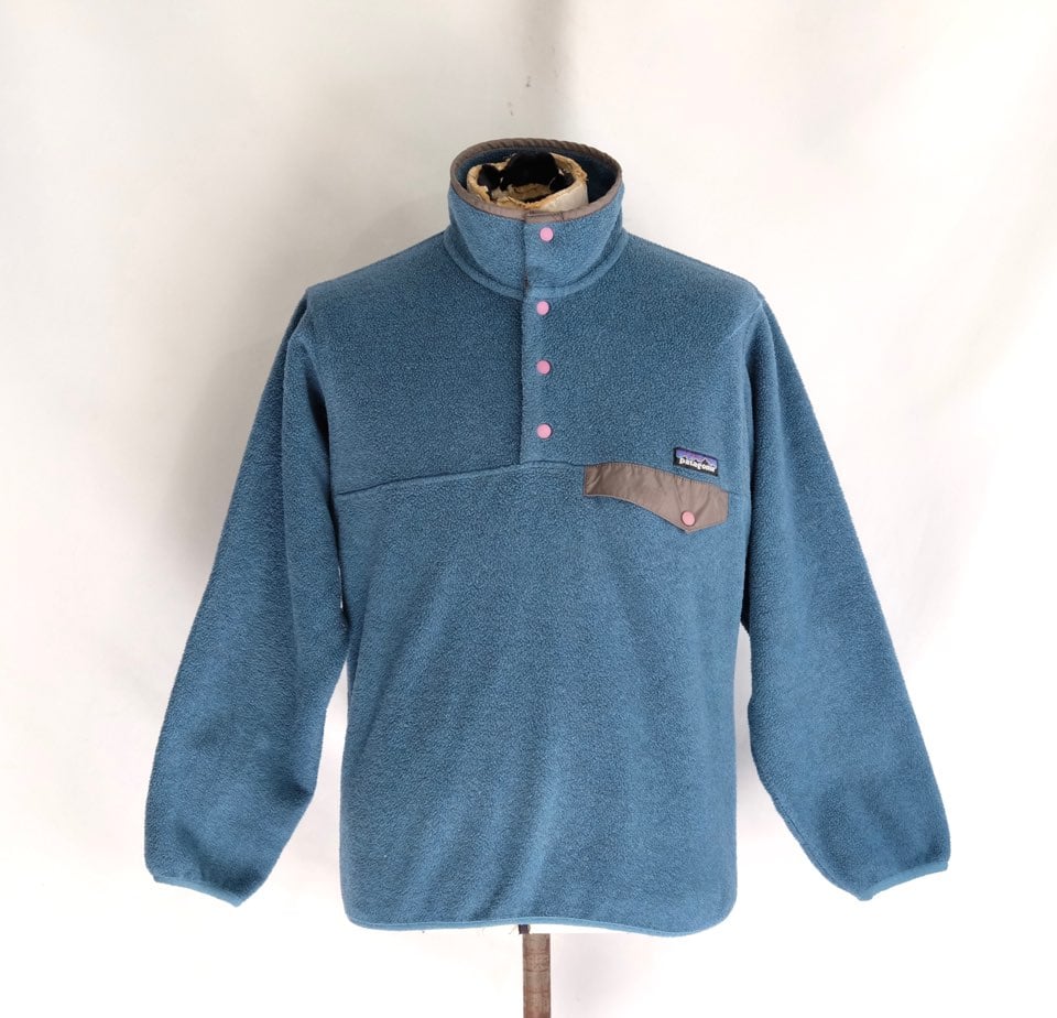 90s パタゴニア マースピアル シンチラ Patagonia スナップT patagonia 90s シンチラスナップT ハンターグリーン XLサイズ