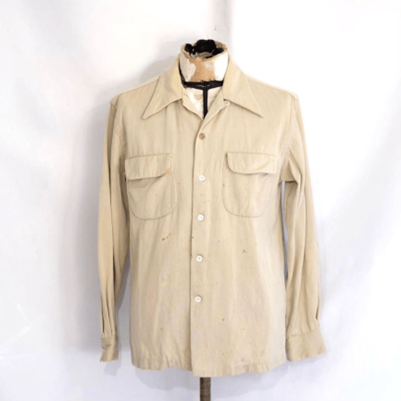 Mcregor 40s コットンウール オープンカラーシャツ MADE IN USA Mcregor 40s コットンウール オープンカラーシャツ MADE IN USA