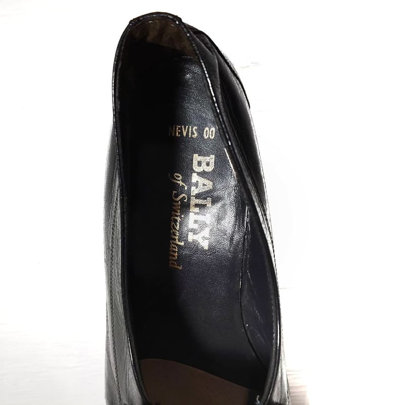 BALLY 90s Parawet レザースリッポン MADE IN SWiTZERLAND BALLY 90s Parawet レザースリッポン MADE IN SWiTZERLAND