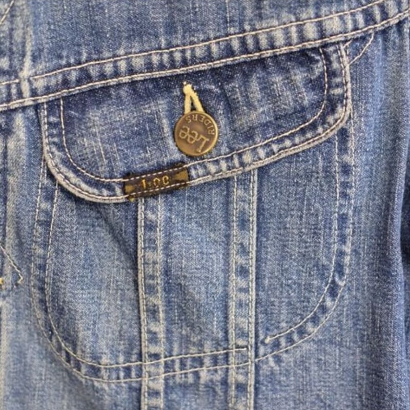 【40】Lee デニムジャケット Gジャン Lee デニムジャケット gジャン Lee/リー SUPERSIZED DENIM