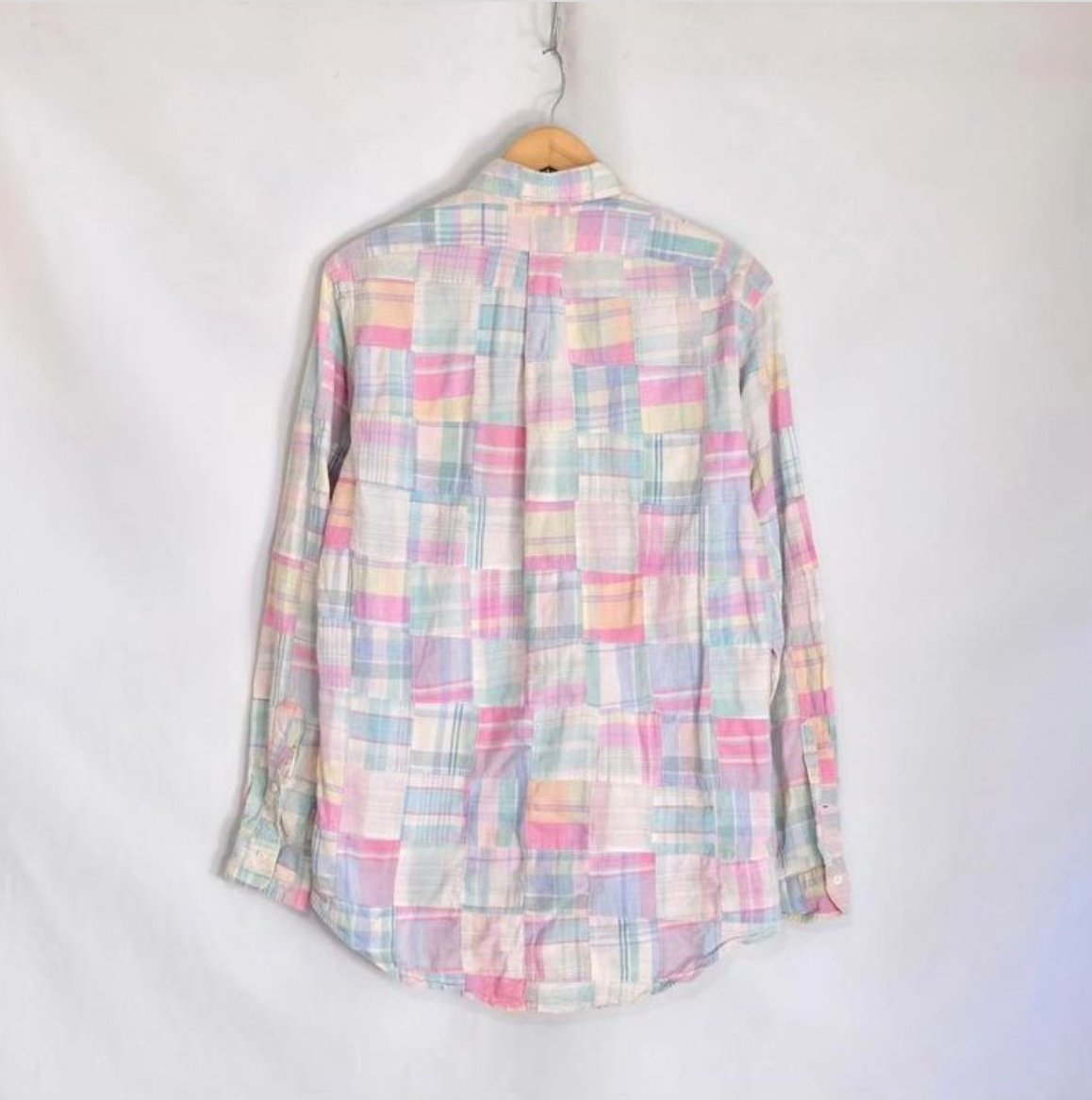 90s RALPH LAUREN パッチプルオーバーシャツ DM409