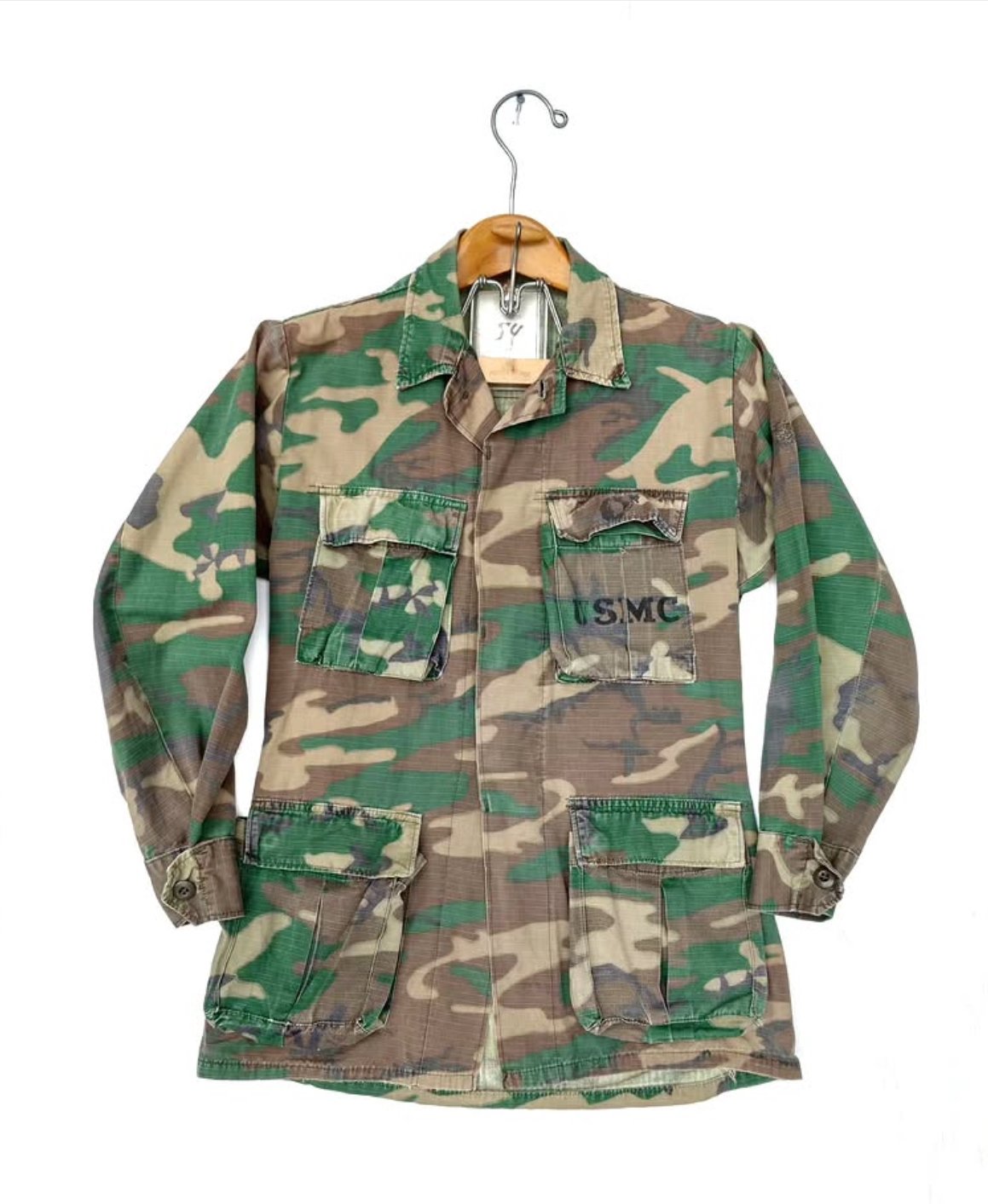 アメリカ軍 USMC 70s RDFブラウンリーフ コットンリップストップ