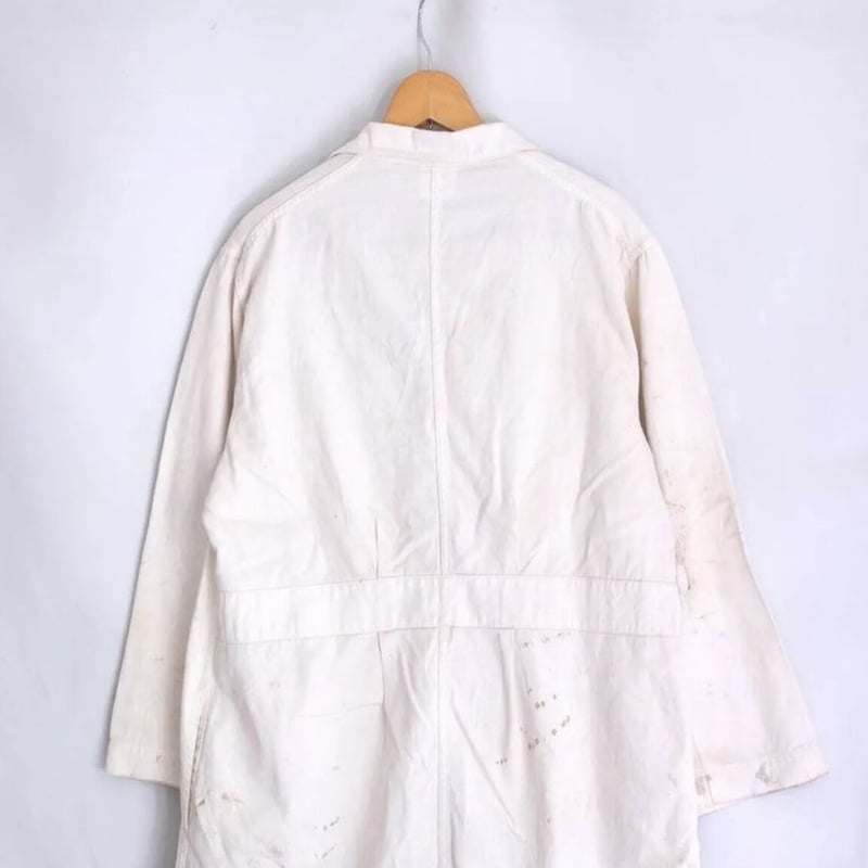 コットンショップコート　vintage品 Angelica 50～60sコットンツイルショップコートMADE IN USA