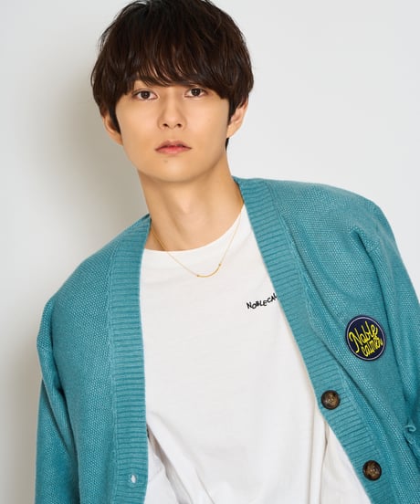 Noblecalmer Patch LOGO Cardigan