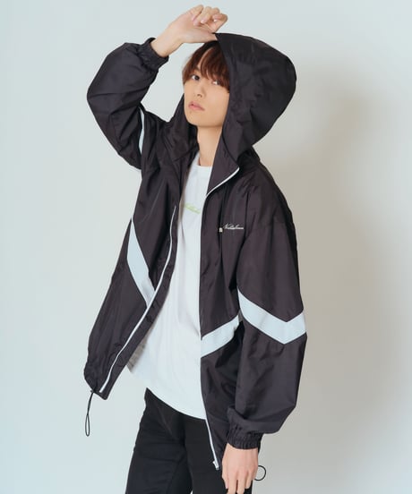 Noblecalmer LOGONYLON WINDBREAKER