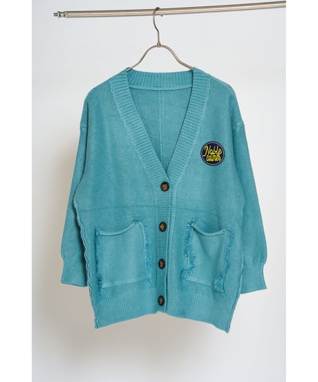 Noblecalmer Patch LOGO Cardigan