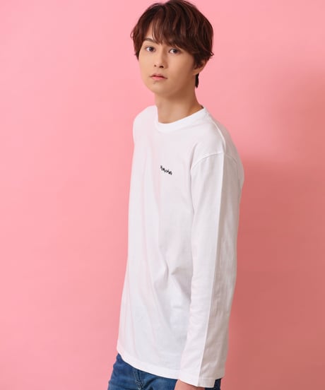 Noblecalmer Casual LOGO Long T-Shirt