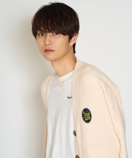Noblecalmer Patch LOGO Cardigan