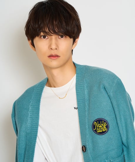 Noblecalmer Patch LOGO Cardigan