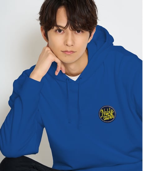 Noblecalmer Patch LOGO Hoodie
