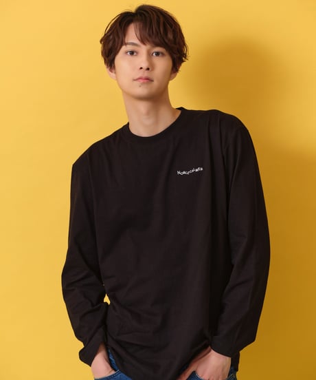 Noblecalmer Casual LOGO Long T-Shirt