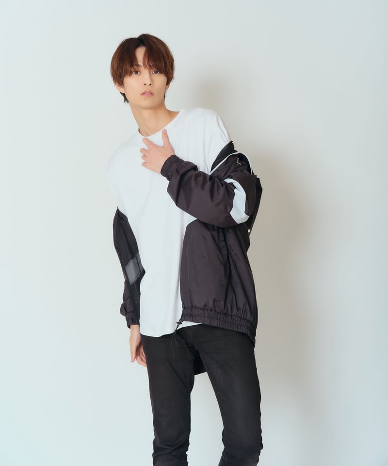 Noblecalmer LOGONYLON WINDBREAKER | noblecalmer