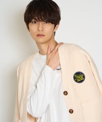 Noblecalmer Patch LOGO Cardigan