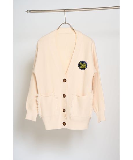 Noblecalmer Patch LOGO Cardigan