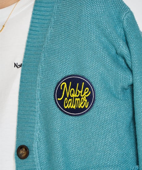 Noblecalmer Patch LOGO Cardigan