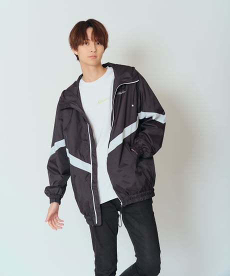 Noblecalmer LOGONYLON WINDBREAKER