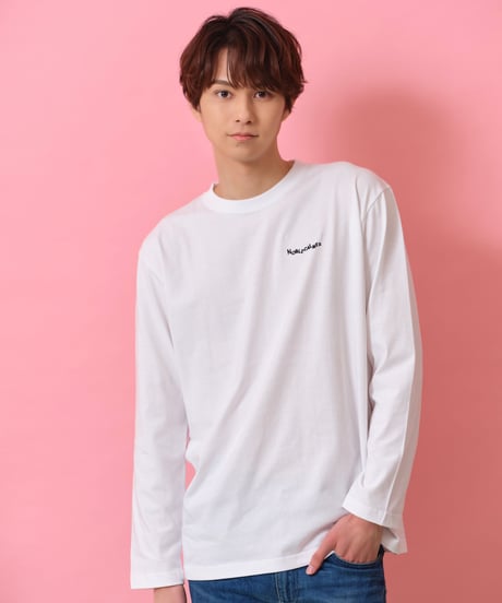 Noblecalmer Casual LOGO Long T-Shirt