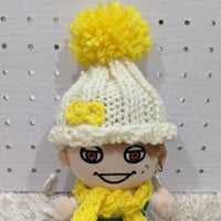 ちびぬい】ニット帽（ポンポン大・薄い青緑色） | ぬいふく工房