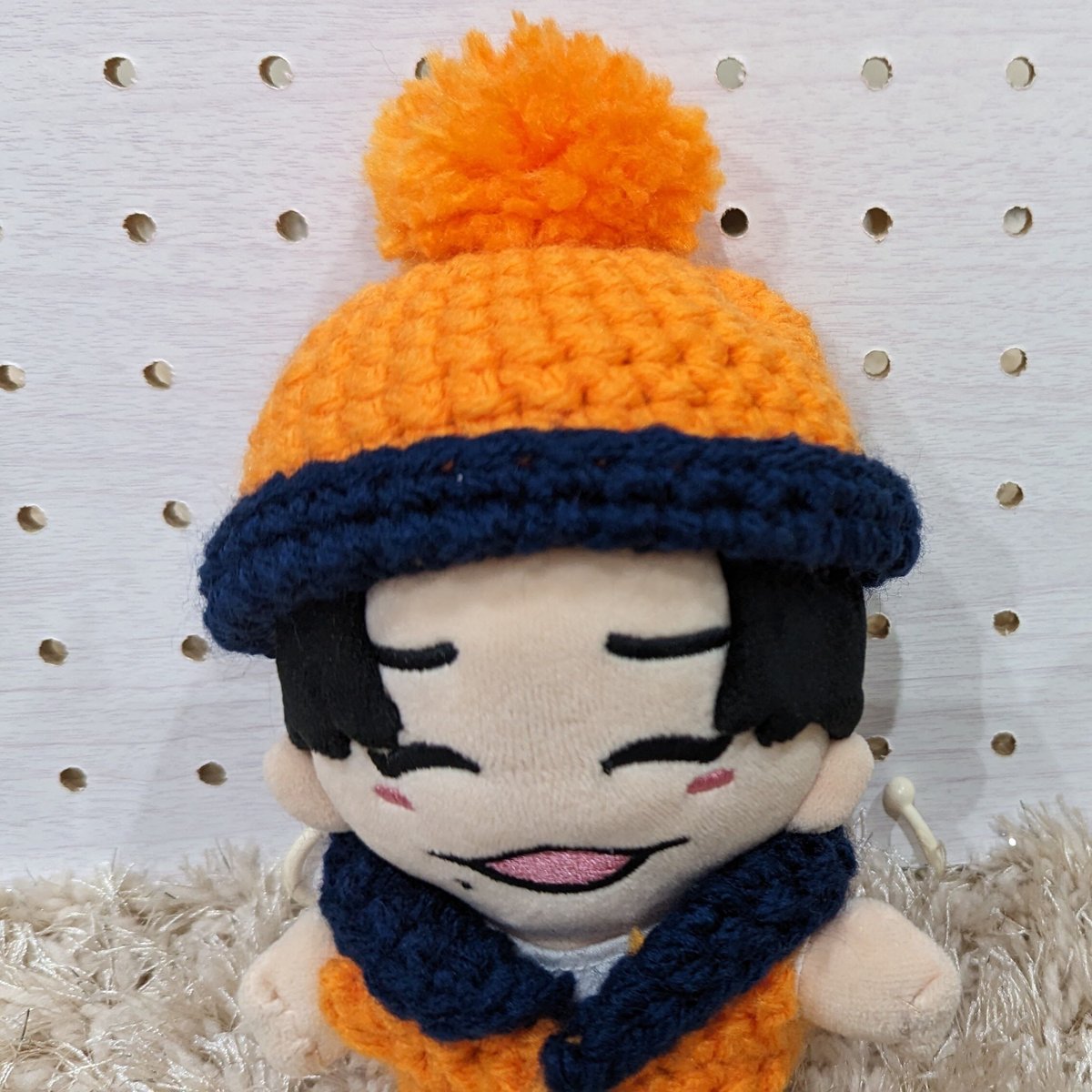ぬいぐるみ オレンジ帽子 緑色 fit=scale-down,w=1200