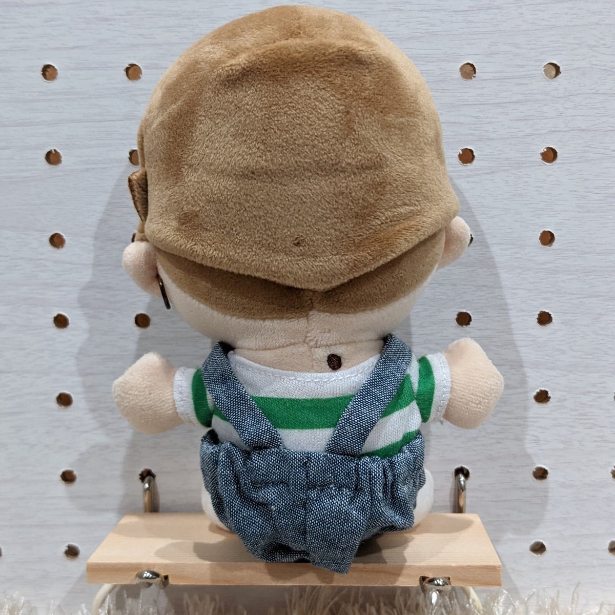 ちびぬい】サロペット（デニム地・淡い色） | ぬいふく工房 