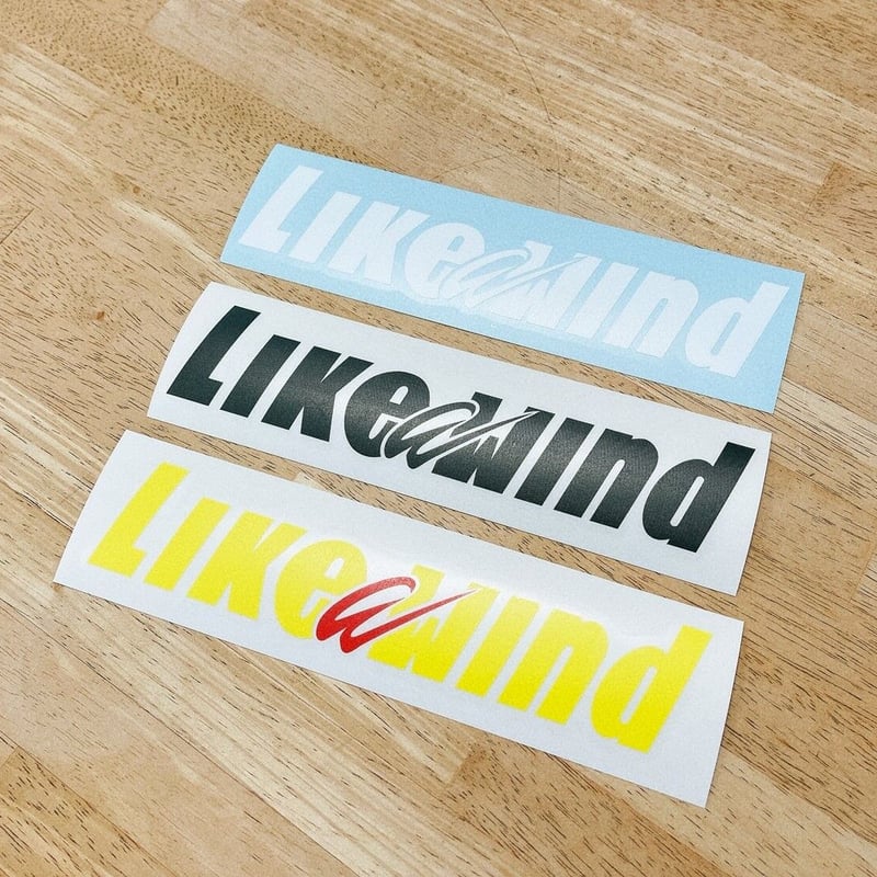 Likeawindカッティングステッカー【特大】 | Like a wind TV