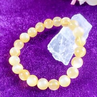 ♦︎厄を祓いチャンスを掴む⭐︎金龍様の『きらら石』♦︎ゴールデンマイカブレスレット