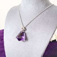 ♦︎こんなの欲しかった♪オシャレでペンデュラムにもなる♦︎アメジストネックレス